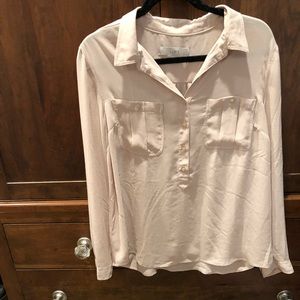 Loft cream blouse